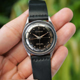 SOLD- 1960s Wittnauer Tuxedo dial dress watch