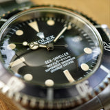 SOLD- 1979 Rolex Sea Dweller 1665 "Rail Dial"