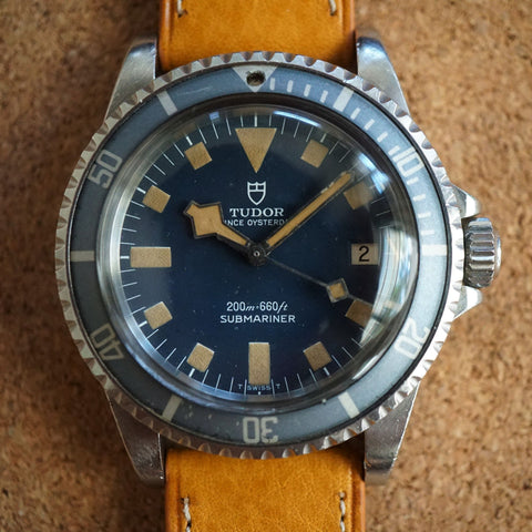 1980 Tudor Submariner 94110 Blue Dial