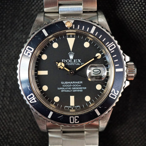 SOLD- 1982 Rolex Submariner 16800 with Box and RSC papers