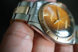 SOLD- 1966 Rolex Zephyr Two Tone 1008 Gilt Tropical dial