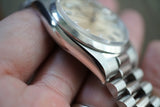 SOLD- 1991 Platinum Rolex Day Date 18206 "Full Baguette Diamond Dial"