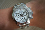 2002 Rolex Daytona 116520 light cream dial