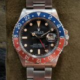 1978 Rolex GMT 1675 unpolished with box and paper