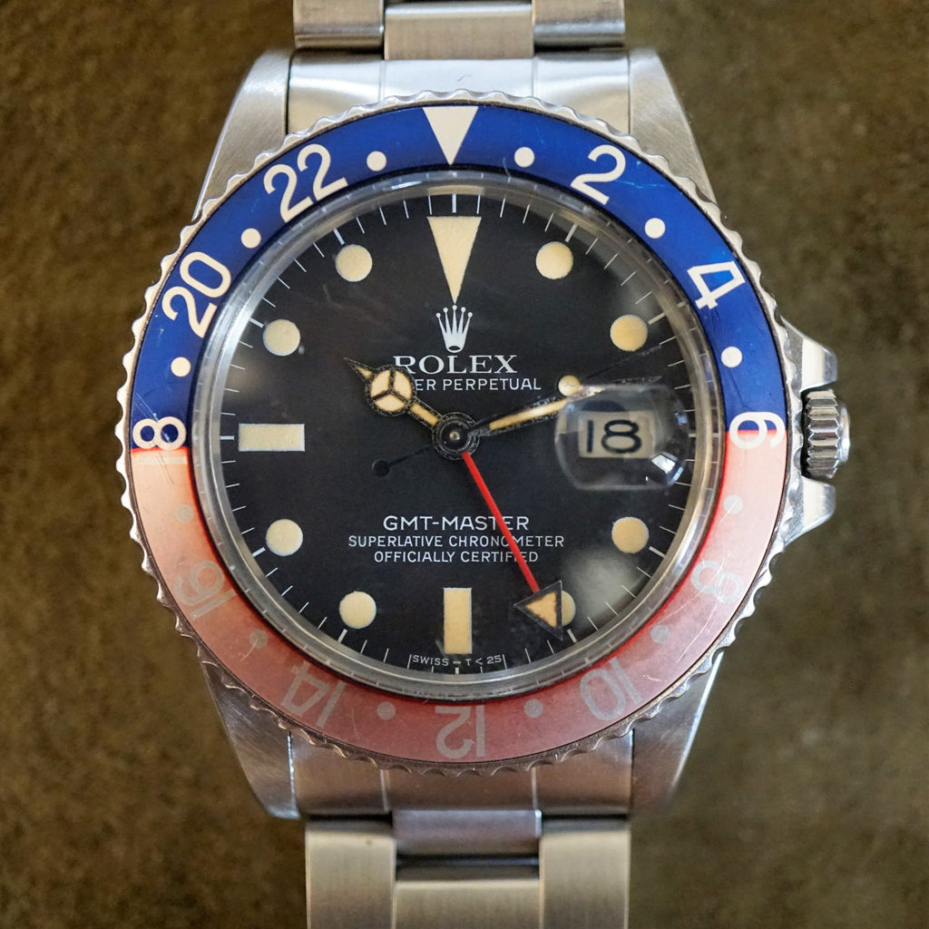 1981 Rolex GMT Master 16750 Complete Set Invertedsix